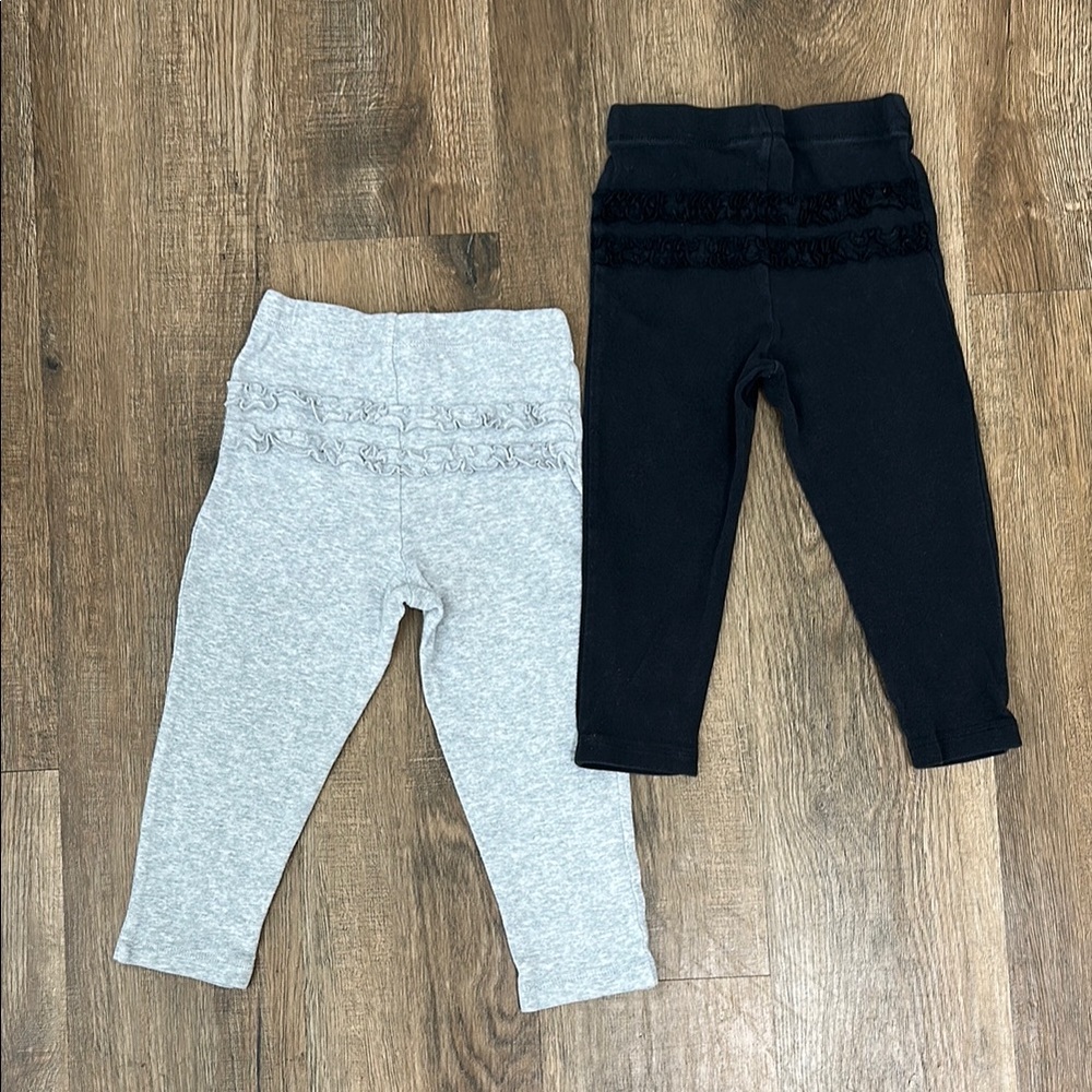 Carter’s,Kids Black and Gray Leggings